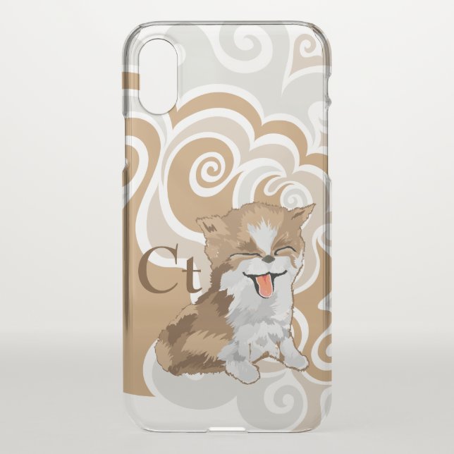 Uncommon IPhone 7 Clear Happy Kitten Case (Back)