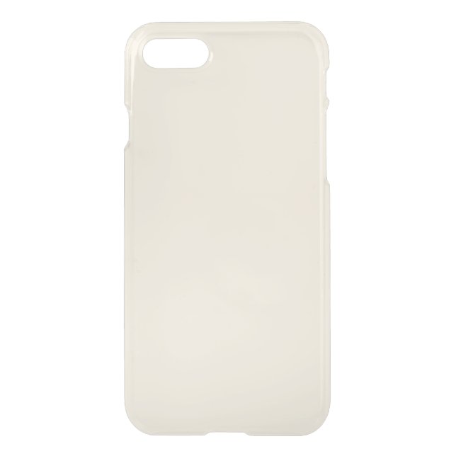 Uncommon iPhone 7 Clearly Deflector Case Ecru (Back)