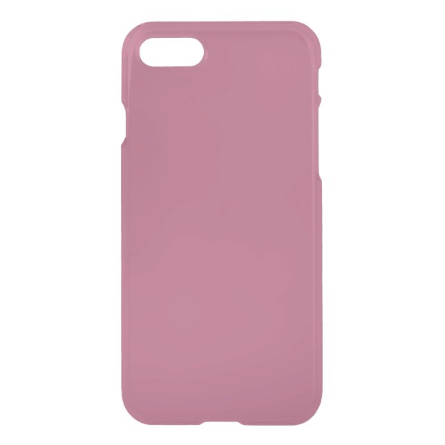 Uncommon iPhone 7 Clearly Deflector Case Mauv Pink (Back)