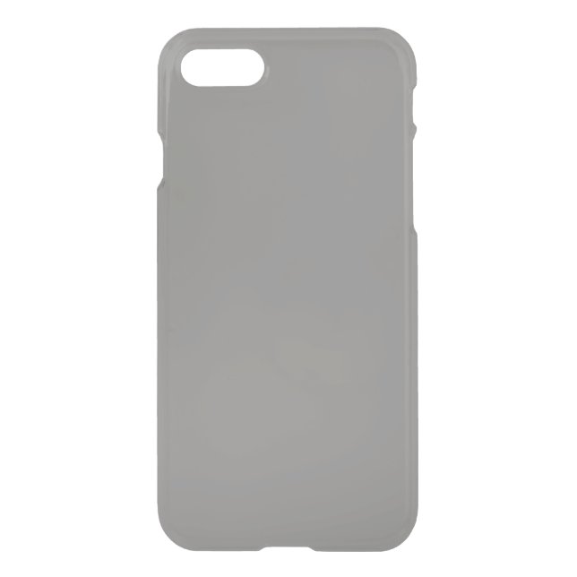 Uncommon iPhone 7 Clearly Deflector pastel gray Case (Back)