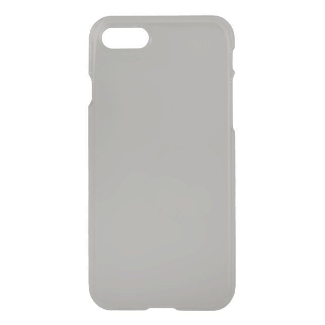 Uncommon iPhone 7 Clearly Deflector pastel gray Case (Back)