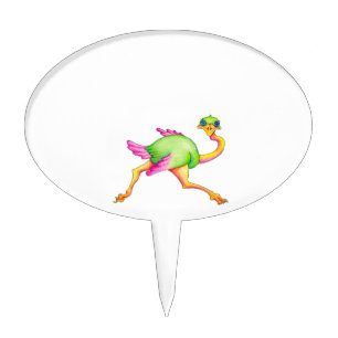 Uncommon Ostrich Cake Topper