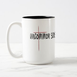Uncommon Sense of The Cross   Two-Tone Coffee Mug