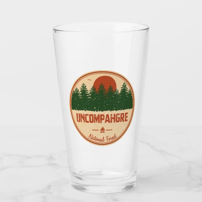 Uncompahgre National Forest Glass (Front)