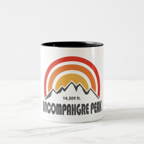 Uncompahgre Peak Two_Tone Coffee Mug