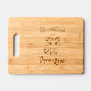 Unconditional And Joyous Love Engraved Cutting Board