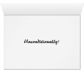 Unconditional Love Cards (Inside Horizontal (Bottom))