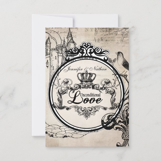 Unconditional Love RSVP Card (Front)