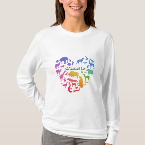 Unconditional Love Womens T_Shirts