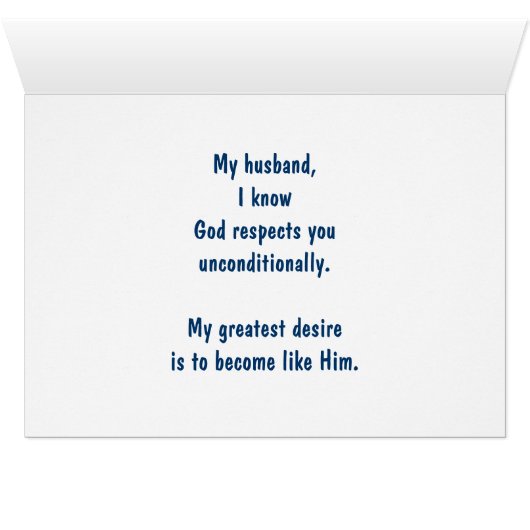 Unconditional Respect (Inside Horizontal (Bottom))