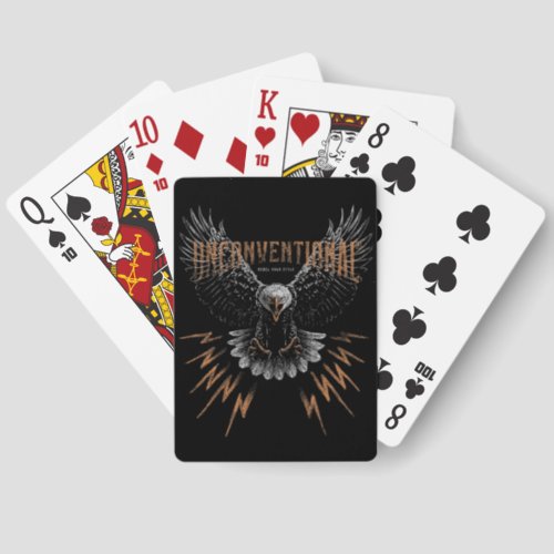 Unconventional Eagle Canasta Cards
