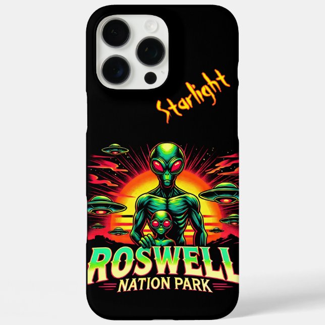 Uncover Alien Mysteries in Roswell! Case-Mate iPhone Case (Back)