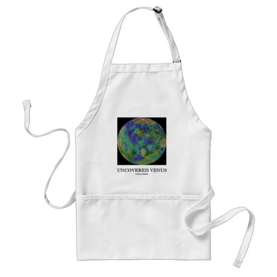 Uncovered Venus (Planet Astronomy) Adult Apron