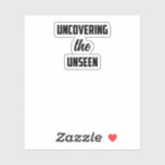 Uncovering The Unseen: Mystery Solver Detective	 Sticker