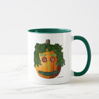 Uncut Pumpkin Face Mug