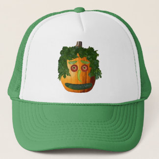 Uncut Pumpkin Face Trucker Hat