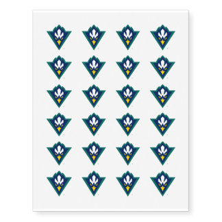 UNCW Seahawk Logo Temporary Tattoos