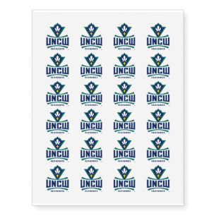 UNCW Seahawks Temporary Tattoos