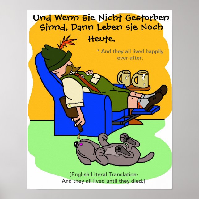Und wenn sie nicht gestorben sind,....Drunk Poster (Front)