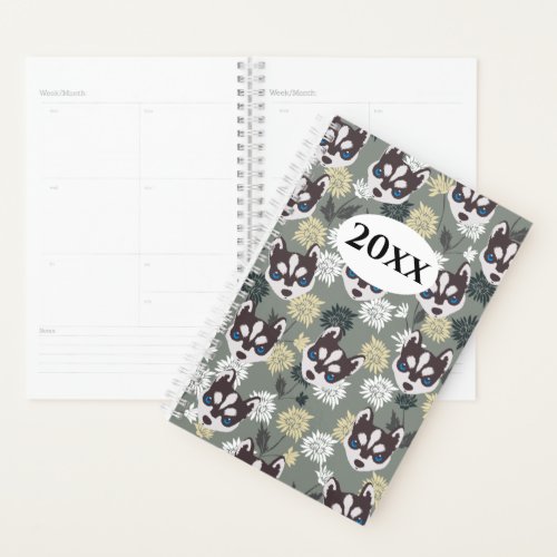 Undated Weekly Husky Planner Notebook