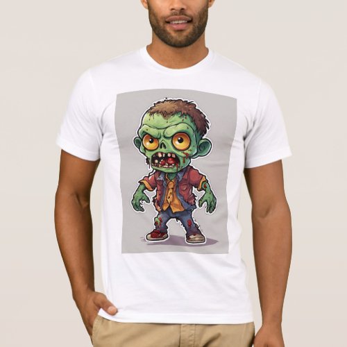 Undead Chic Zombie Graphic Tee T_Shirt
