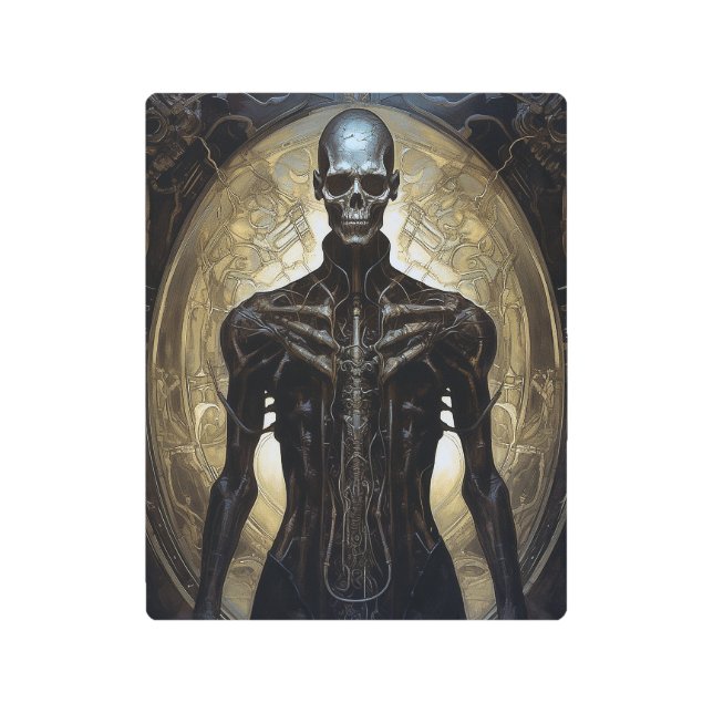 Undead Cyborg Sci-Fi Horror Art (Front)