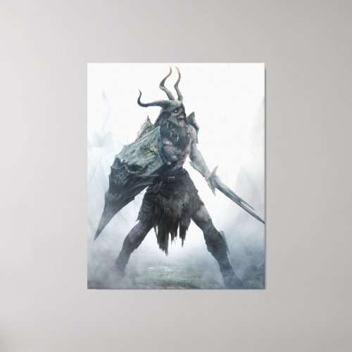 Undead Draugr Warrior Canvas Print