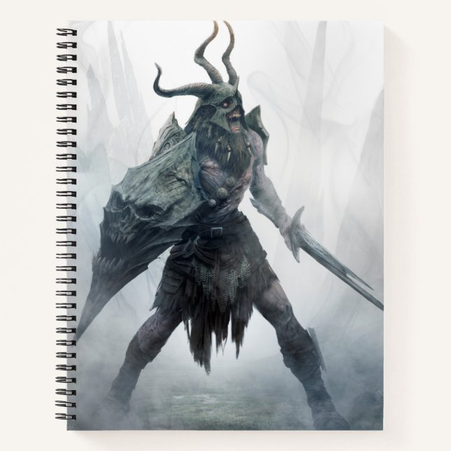 Undead Draugr Warrior Notebook (Front)