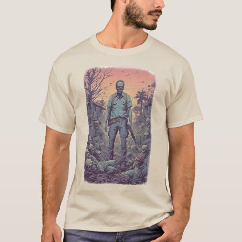 Undead Elegance Graphic T_Shirt