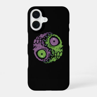 Undead Harmony: Zombie Yin Yang Symbol iPhone 16 Case