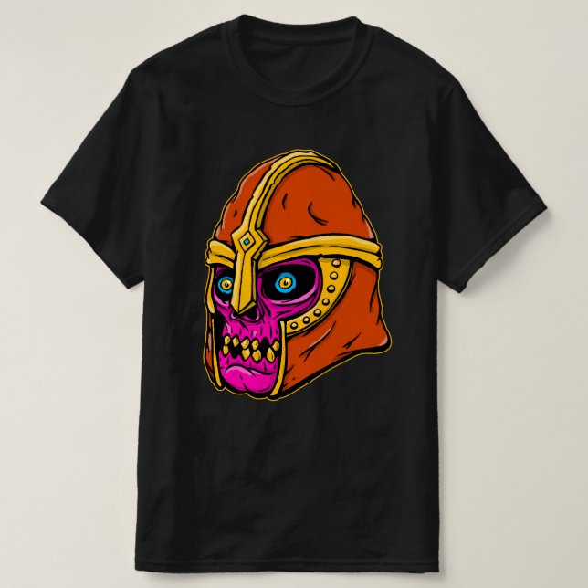 Undead Helmet Soldier T-Shirt (Design Front)