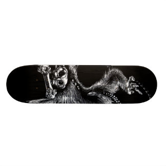 Undead Monkey with Harmonica Skateboard Deck
