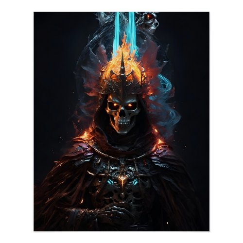 Undead Skeleton Mage  Poster