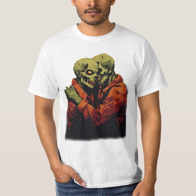  "Undead Unleashed: Zombies Printed T-Shirt" T-Shirt (Front)