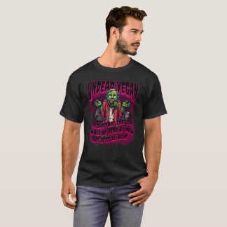 Undead Vegan Zombie Halloween T-Shirt