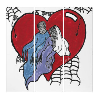 Undead wedding Ghosts Triptych