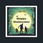 Undead Zombies Zombie Halloween Party Napkins<br><div class="desc">customize for your event. 
Designed by Freepik</div>