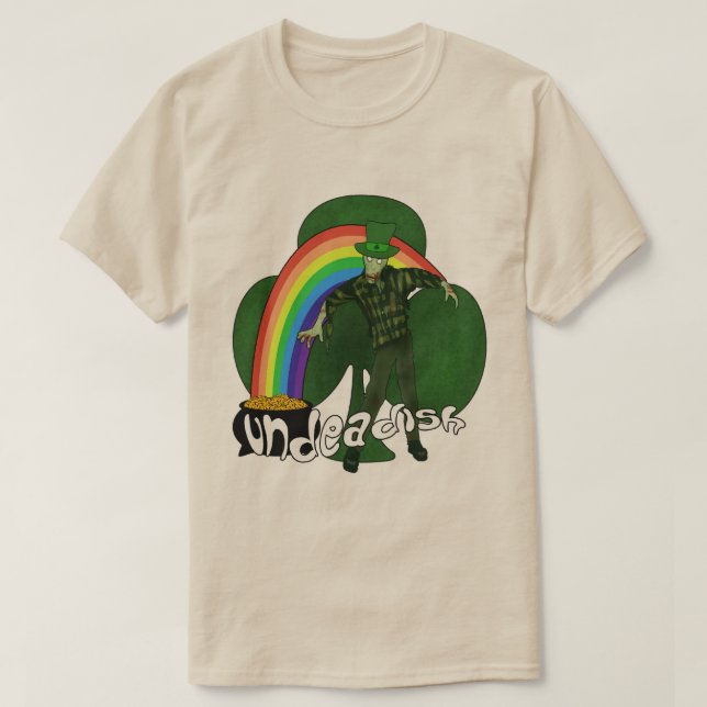Undeadish Zombie St Patricks Day Tees (Design Front)