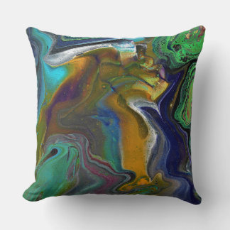 Undecided 3 Colorful Abstract Accent Pillow