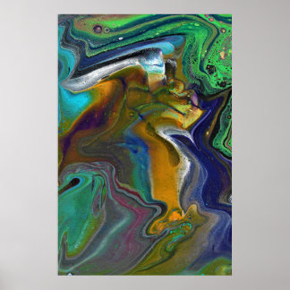 Undecided 3 Colorful Abstract Art Print
