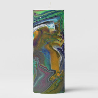 Undecided 3 Colorful Abstract Candle