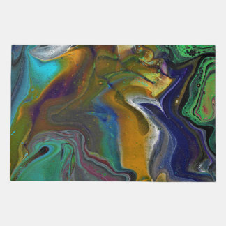 Undecided 3 Colorful Abstract Door Mat