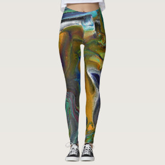 Undecided 3 Colorful Abstract Leggings