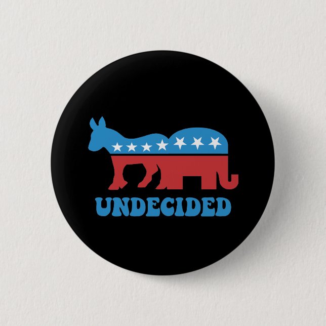 undecided voters button (Front)