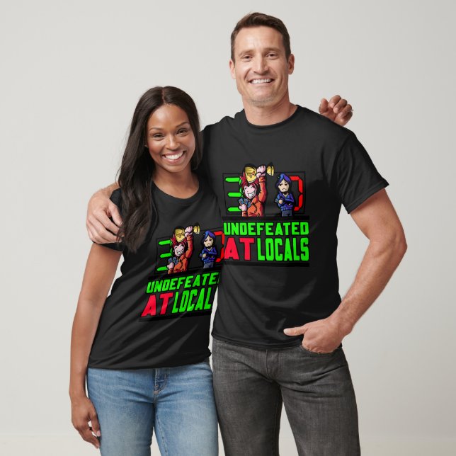 Undefeated At Locals Number Shirt (Unisex)