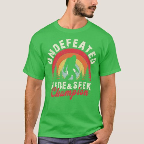 Undefeated Hide Seek Champion T_Shirt