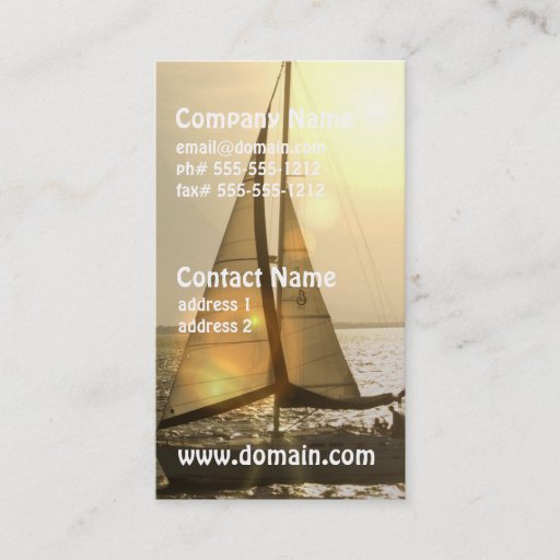 Customizable undefined business cards