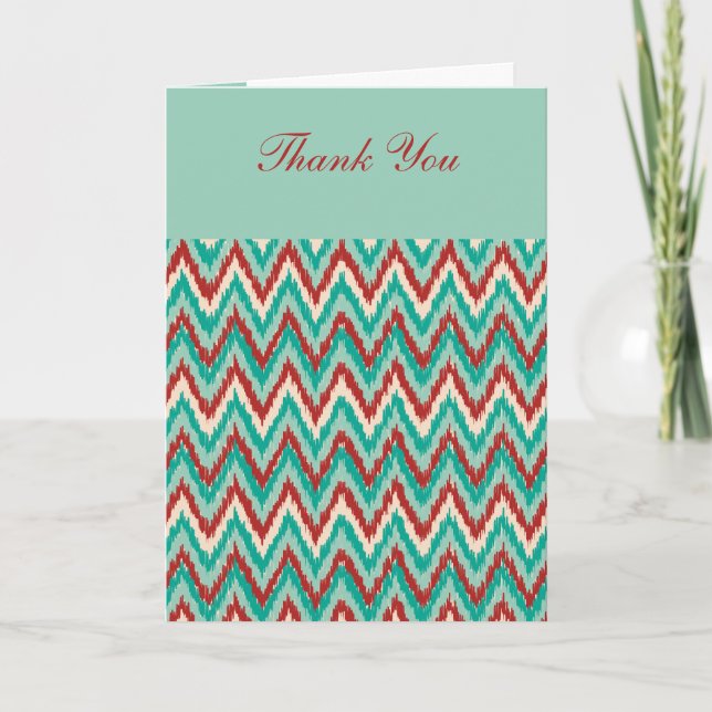 undefined letterpress thank you card (Front)