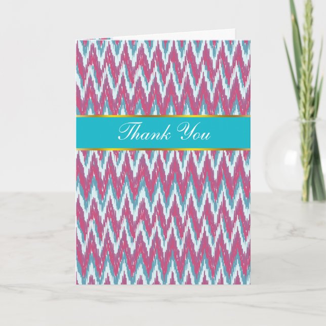 undefined letterpress thank you card (Front)