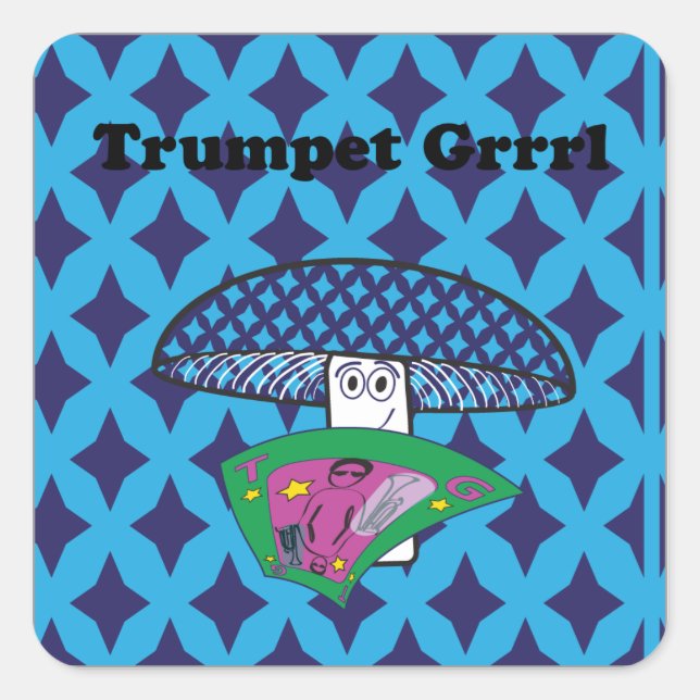 undefined square sticker (Front)